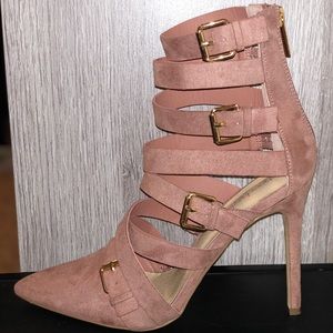 Blush heels 4.25”